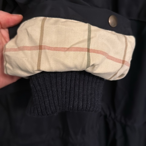 Loro Piana Navy Horsey Jacket w Mahogany Leather Collar L NWOT - Picture 10 of 13